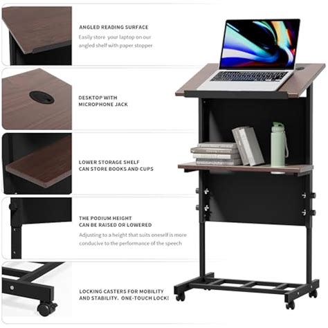 Free-Standing Acrylic Metal Podium Stand,Lecture India | Ubuy