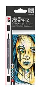 Marabu-Creative Graphix Aqua Pen Metropolitan 6pc Set (0145900000103 ...