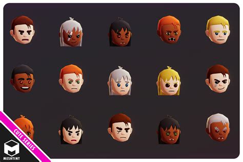 Unity Customizable Face 的图像结果