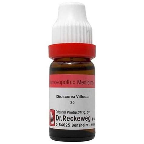 Buy DR. RECKEWEG DIOSCOREA VILLOSA DILUTION 30 CH 11 ML Online & Get ...