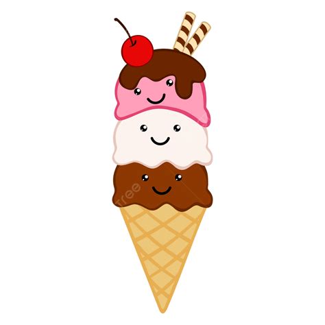 Ice Cream Clip Art Free Simple Ice Cream Cone Clipart Template To Edit
