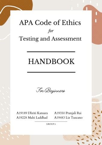 Image result for APA Code of Conduct Principles