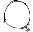 GURJARI Black Leather Anklet for Women: Amazon.in: Jewellery
