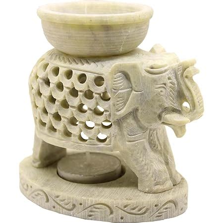Pure Source India Handcrafted Soapstone Aroma Burner Oil Diffuser and 1 ...