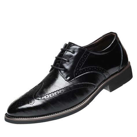 KaLI_store Slip on Shoes for Men Men's Dress Shoes Leather Classic ...
