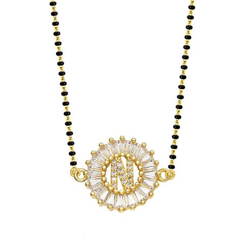 ZIVOM® Customised Alphabet Initial Letter B Baguette Cubic Zirconia 22K ...