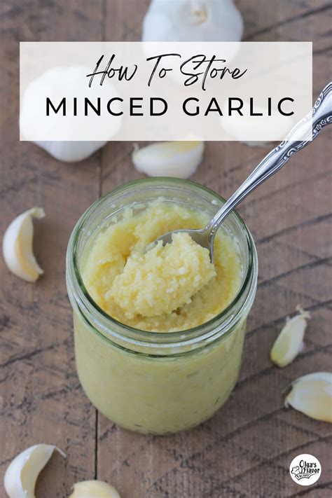 How to store minced garlic – Artofit