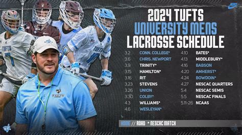 Mustang Classic Highlights 2024 Men's Lacrosse Schedule - Tufts University