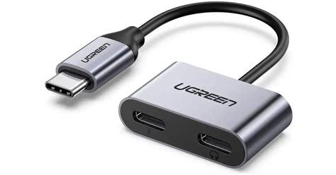 UGREEN USB-C v dvojni USB-C Adapter 2v1 - box