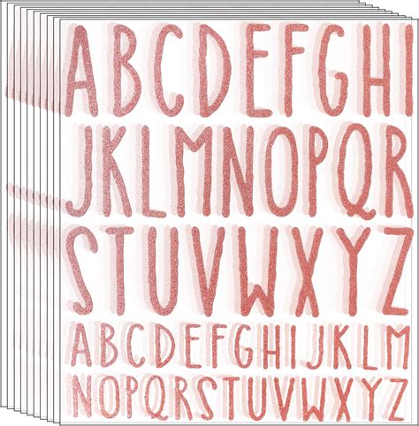 Amazon.com: Waynoda 24 Sheets 2 Inch Self Adhesive Letters Stick on ...