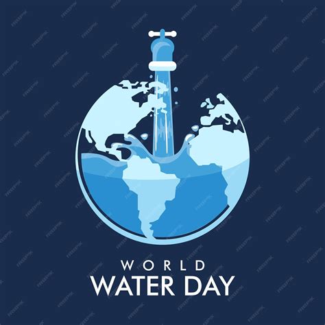 Vector world water day banner template | Premium Vector