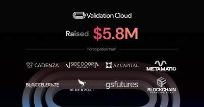 Validation Cloud Secures USD 5.8 Million in Inaugural Funding to Propel ...