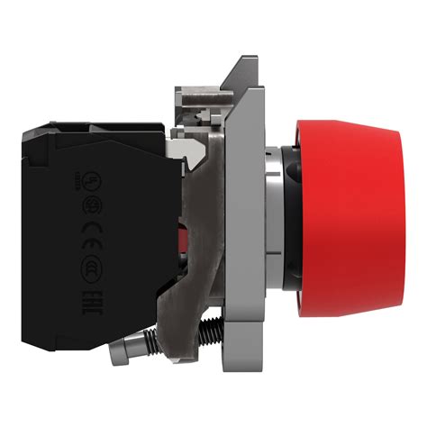 XB4BPS42EX - red pushbutton Ø 22 - spring return - 1 NC - ATEX ...