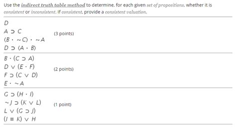 Image result for Indirect Truth Table Method