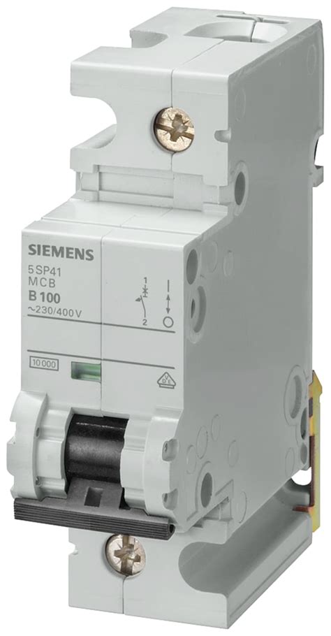5SP4191-7 Siemens | Siemens SENTRON 5SP4 MCB, 1P, 100A Curve C, 400V AC ...