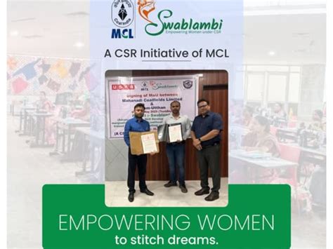 MCL Signs MoU with Gram-Utthan to Empower Rural Women Through Skill ...