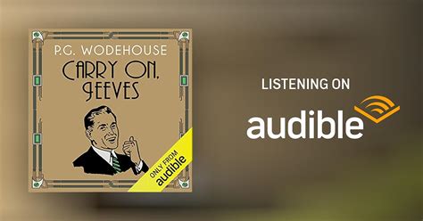 Carry On, Jeeves by P. G. Wodehouse - Audiobook - Audible.in