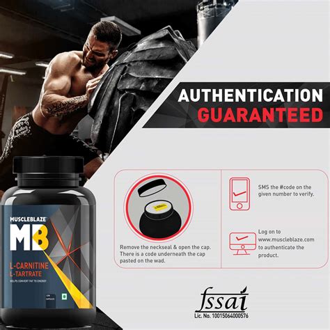 Buy MUSCLEBLAZE L-CARNITINE L-TARTRATE 120 CAPSULES Online & Get Upto ...