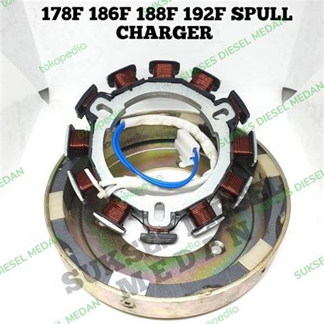 Jual Kde6700 186F 188F 192FA 186FA Spull Spul Cas Charger Aki Genset ...