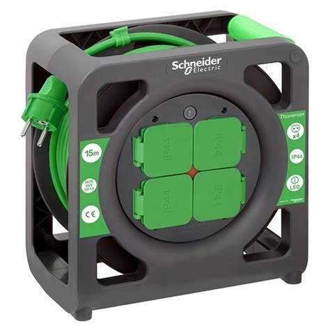 Удлинитель катушечный Schneider Electric Thorsman 4 розетки 15м HO5VVF ...