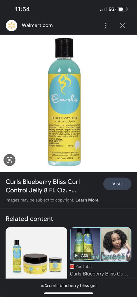 Highly recommend the curls blueberry bliss jelly and the leave in !! My ...