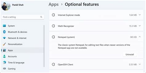 Image result for How to Remove Notepad