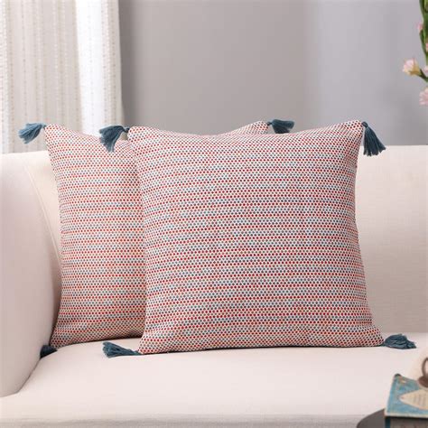 GM Olga Jacquard Cushion Cover - Pack Of 2 – Gmliving.in