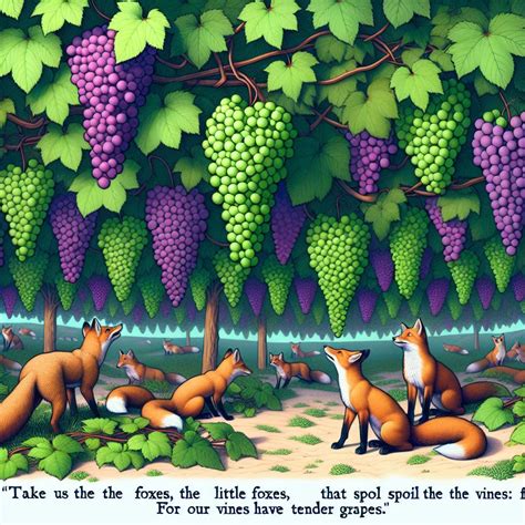 Song of Solomon 2:15 Artwork | Bible Art