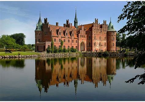 Tarihi Yapılar - Egeskov Şatosu (Egeskov Castle, Danimarka)