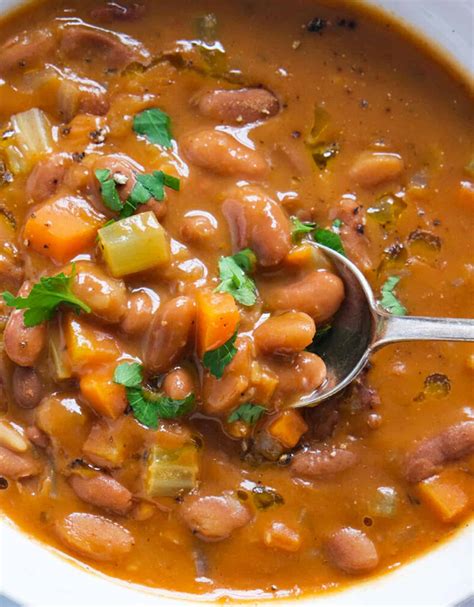 Vegetarian Pinto Bean Soup Recipe at Douglas Jacobson blog