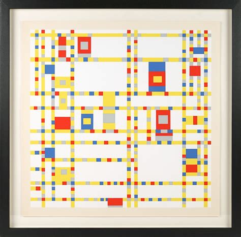 Piet Mondrian, Broadway Boogie Woogie, 1942-43 from A Portfolio of Ten ...