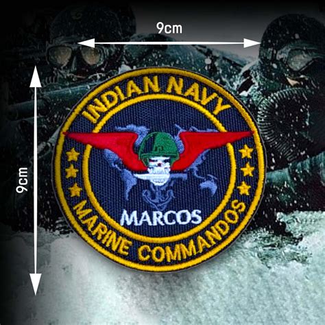 Buy Indian Navy Marine Commandos - Velcro Military Patches – MILITARY ...