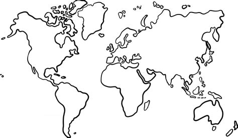 Image result for Simple World Map Vector