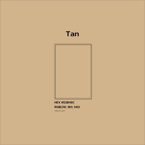About Tan - Color codes and meaning | Matching colors and paints ...