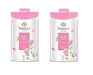 Yardley London English Rose Perfumed Talc,250 gm each,packof 2 : Amazon ...