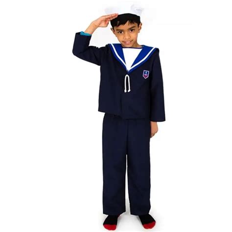 Dark Blue Sailor Boy Costume Rental– Nautical Dress-Up | CostumeWala