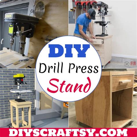 Diy Mobile Floor Drill Press Stand at Lucy Via blog