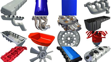 Engine Parts 3D Models 3D Model Collection | CGTrader