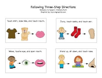 Image result for Three-Step Directions