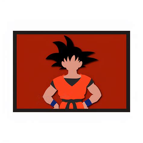 Son Goku Animated - DBZ Frame – Inkyprinty.in