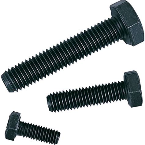 M10-1.25 x 20mm Hex Head Cap Screws, Steel Metric Class 8.8, Plain ...