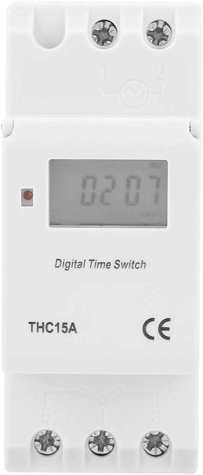 Yanmis THC15A Weekly Programmable Timer, 220-240VAC 16A India | Ubuy