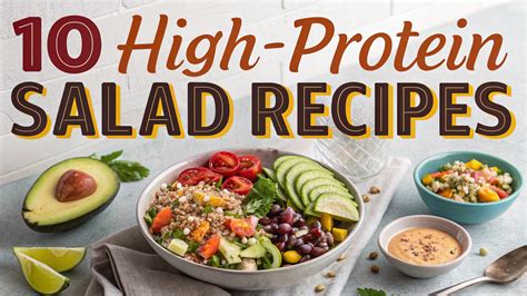 10 High-Protein Salad Recipes to Fuel Your Day Deliciously
