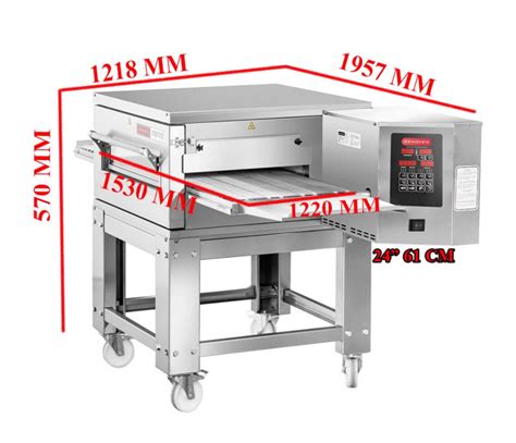 Pizza Oven 24"/61 CM Conveyor Pizza Oven ELECTRIC