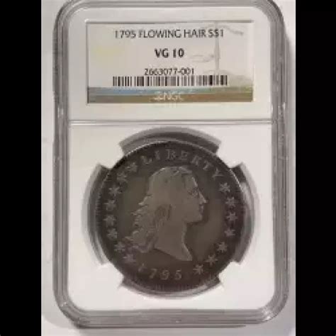1795 Silver Dollars Flowing Hair NGC VG-10 FLOWING - Bob Paul Rare Coins