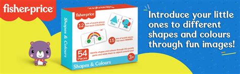 Buy Fisher Price® Shapes & Colours - 54 Pieces Jigsaw Puzzles for Kids ...