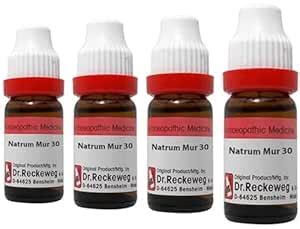 Buy Dr. Reckeweg Natrum Muriaticum 30 CH 11ml (Pack of 4) Online at Low ...