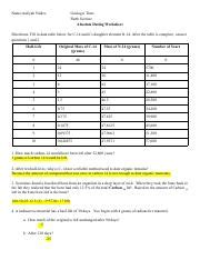 Image result for Absolute Dating Worksheet Answers
