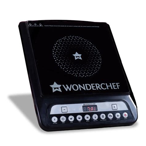 Wonderchef 63154814 Power Induction Cooktop 1400 Watts - Black – Chera ...