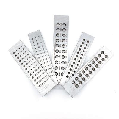 Wire Plate Holder 30 Half Round Hole Drawplate Jewelers Wire Drawing ...